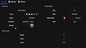 [Dev Log] Football Manager in golang and Fyne, Team/Player and FD History