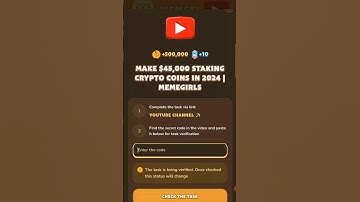 Memefi coins code answer Make $45,000 Staking Crypto Coins In 2024