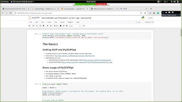 Question and Answer Session - PySCIPOpt: The Python interface for SCIP Optimization Suite
