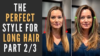 Long Hair Haircut (HOW TO AVOID LONG HAIR TRAGEDIES) PART 2/3   #haircut #longhairstyle