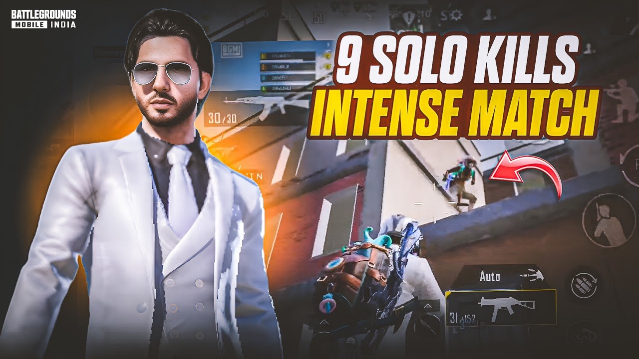 9 Solo Kills | Intense Match | Sahaj Gaming | BGMI | Highlight | - YouTube
