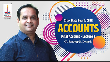 FINAL A/C - SOLE TRADING CONCERN II LEC 2 II 11TH ACCOUNTS II CA SANDEEP DESARDA