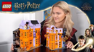 LEGO Harry Potter Weasley's Wizard Wheezes Comparison | 76422 vs 75978 vs 10217