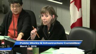 Public Works and Infrastructure Committee - March 1, 2016
