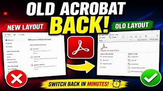 How to Switch Back to the Old Adobe Acrobat Layout