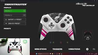 THRUSTMASTER eSwap XR Pro - كيفية اختبار انحراف عصا التحكم screenshot 5