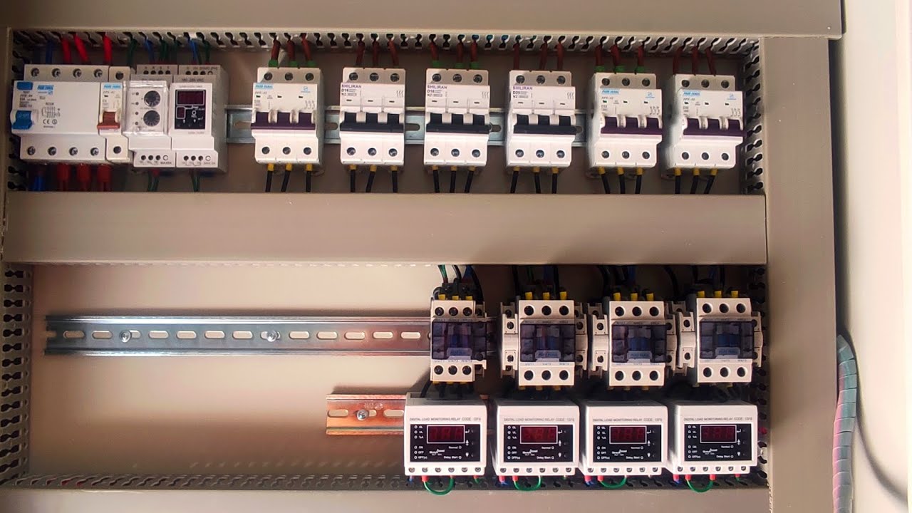 electrical panel wiring training(from start to finish with diagram
