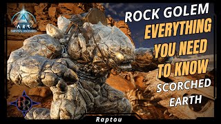 Everything You Need To Know : The Rock Golem. How to tame/trap, abilities, etc...