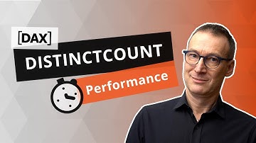 Analyzing the performance of DISTINCTCOUNT in DAX