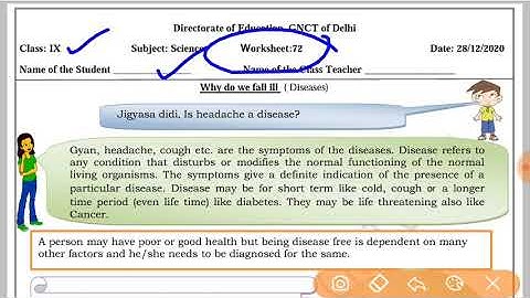 science worksheet - 72,class -9, (28/12/2020)-english medium (monday): doe worksheet class 9