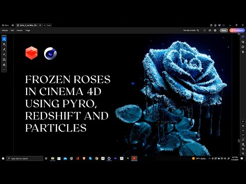 Видео: Sasha Vinogradova | Making Frozen Roses in C4D using Pyro and Redshift | #NABshow 2024