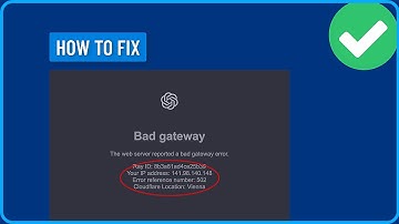 Fix ChatGPT Errors 502 & 503 & 404 Bad Gateway Service Temporarily Unavailable Page Not Found (2025)