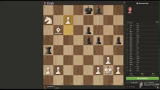 winnen tegen een 1600 elo bot op chess.com