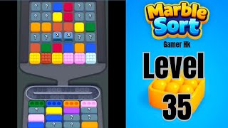 Marble Sort Level 35 Hard level Walkthrough Solution 