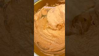 Perfect macaronage texture — smooth, glossy, and flowing like lava. #macarons #baking #macaronage