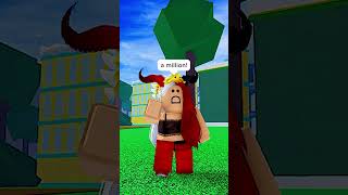 $500 000 ROBUX OR $1 ROBUX THAT QUINTUPLES EACH DAY IN BLOX FRUITS! 😈 #shorts