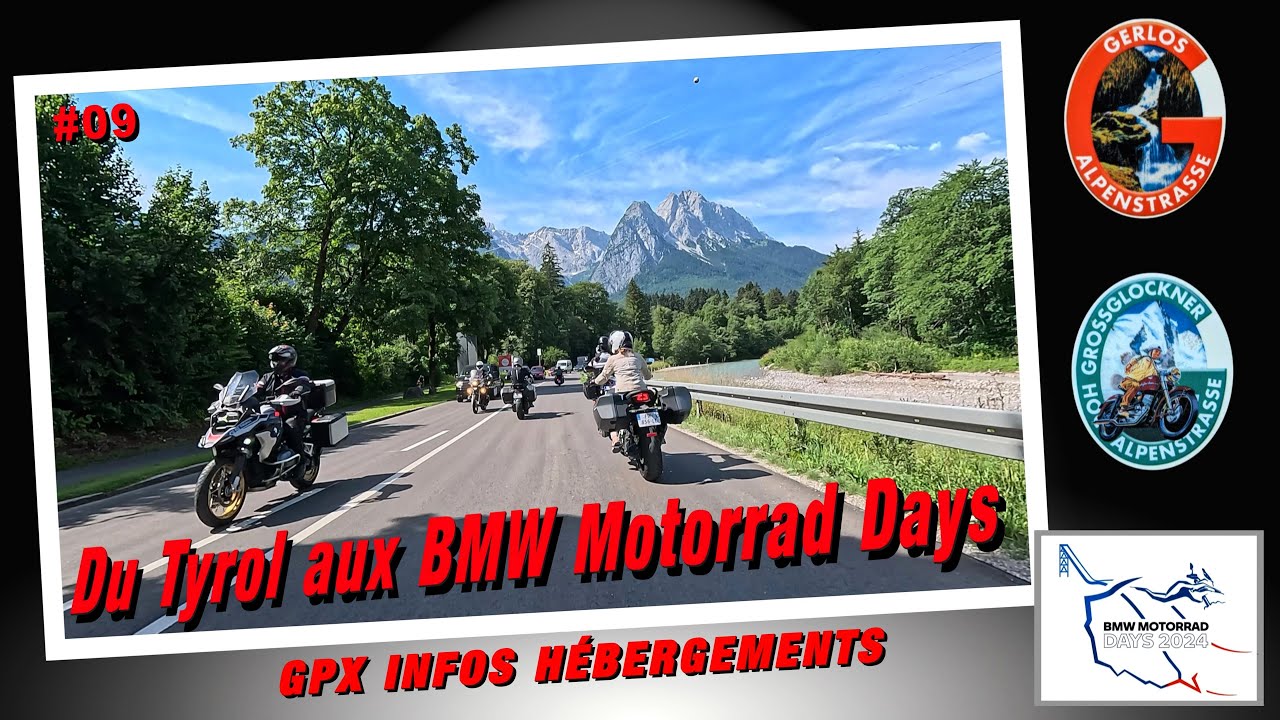Du TYROL aux BMW Motorrad Days: Le Grossglockner,  Gerlos Alpenstrasse, les chutes de Krimml (#9)