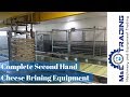 Complete Used Cheese Brining Equipment in Operation