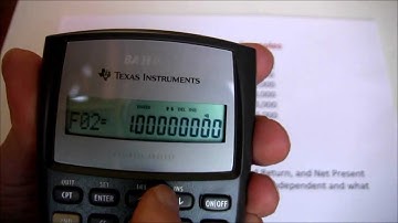 Capital Budgeting Part Two (TI-BAII+) -- Calculating IRR