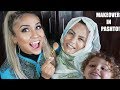 DOING MY MAMA'S MAKEUP (IN PASHTO) | *ENGLISH SUBS*