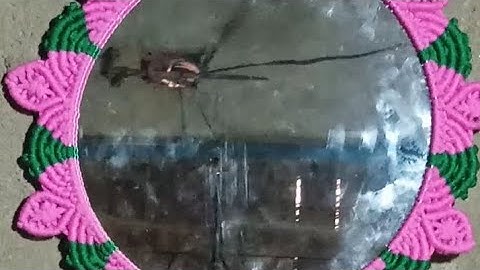 Macrame Mirror Hanger full video How to Make Macrame Mirror Holder #newvideo #viral