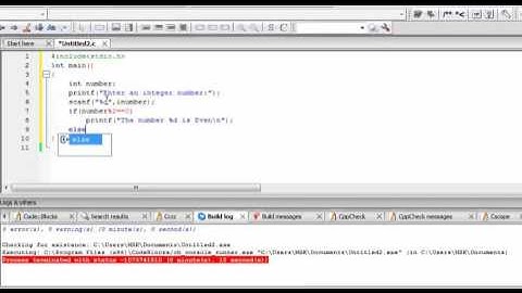 C program to check odd or even using modulus operator