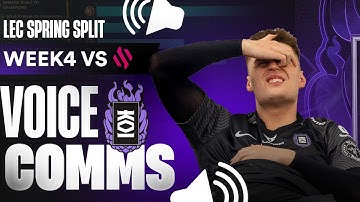 Unlucky Match 💔 | Voice Comms LEC Spring Split 2023 BDS Groups Week 4