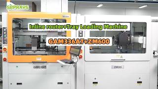 ✅ GAM336AT + ZM600 Inline PCB Routing and Tray Loading Solution for Smart Factory Manufacturing