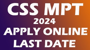 CSS/MPT Test Online Apply Problem Solved | FPSC Update by Mubashar Razaq