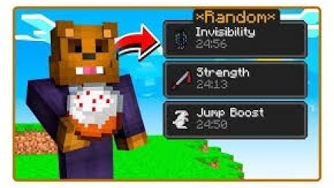 Minecraft PE/BE But, Hitting Gives Random Effects Download | 1.21+ | mrgamingisop | Android/IOS, PS