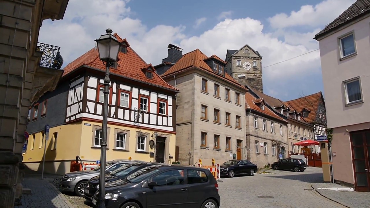 D: Kronach. Oberfranken. Eindrücke aus der Innenstadt. April 2018