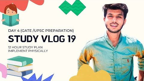 STUDY VLOG 19 | GATE /UPSC PREPARATION |AMIT SHOHAL