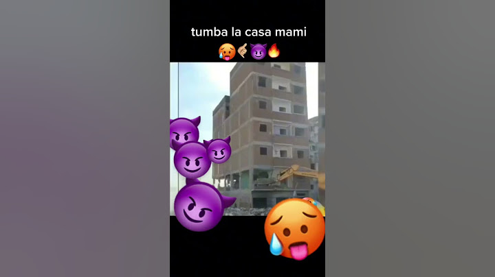 tumba la casa mami