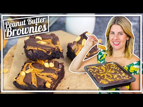 Video: Wie Man Erdnussbutter Brownies Macht