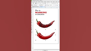 Masking Tutoriak in CorelDraw🔥#shorts #shortvideo