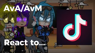 AvA/AvM react to TikTok ~Rus🇷🇺/Eng🇺🇸~