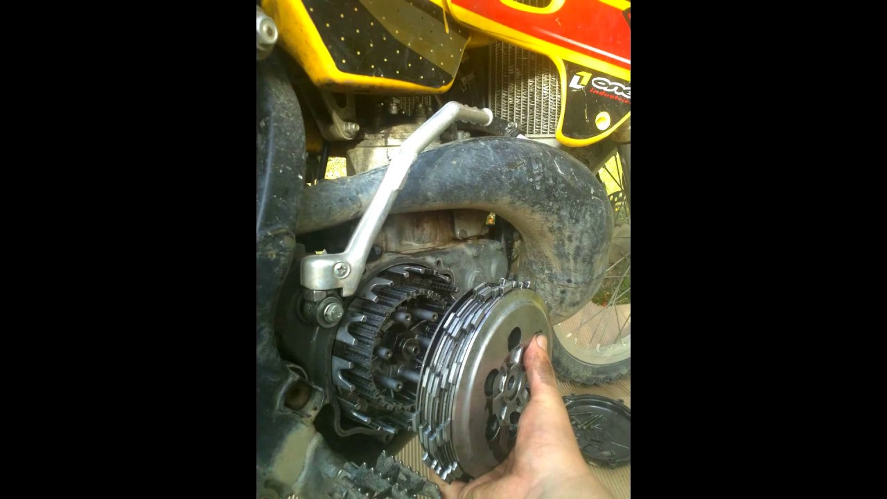 Change clutch set on Suzuki RM250 YouTube