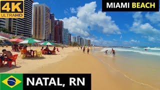 4K Walk on Brazilian Miami Beach - Miami Beach in Brazil 2021