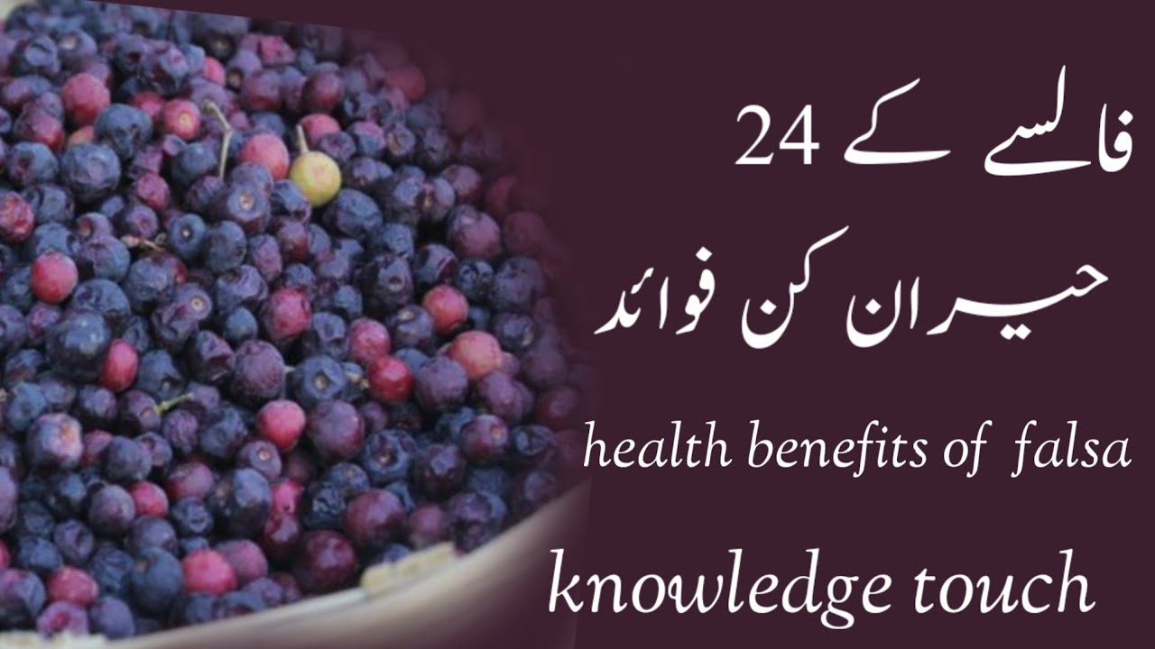 24 Health Benefits of falsa|falsy ky fydy in urdu /hindi|knowledge touch