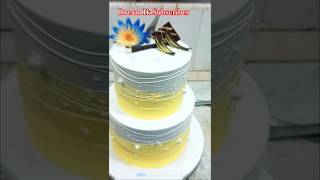 double step butterscotch Cake ka waves wala design || 1980 song saiyaara tu to badla nahi h #shorts