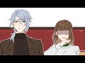 An ordinary woman and a beautiful couple  genshin impact comic dub