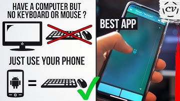 How To Use Android Device As Bluetooth Keyboard & Mouse (Free App)