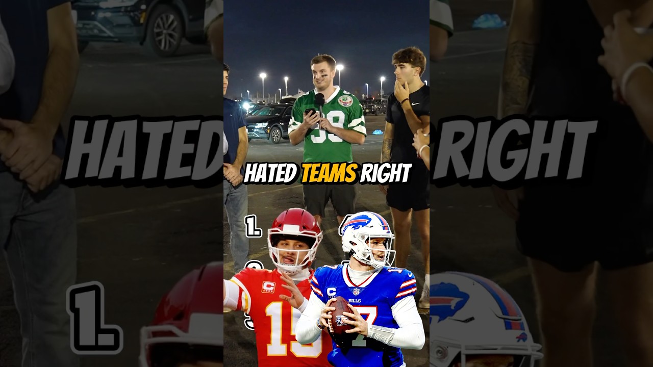 Guessing the Top 5 most hated NFL teams!