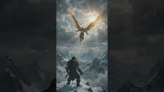 The mountain king faced a divine warrior. #viral #aivideo #trending #ai #ytshorts #algorithm
