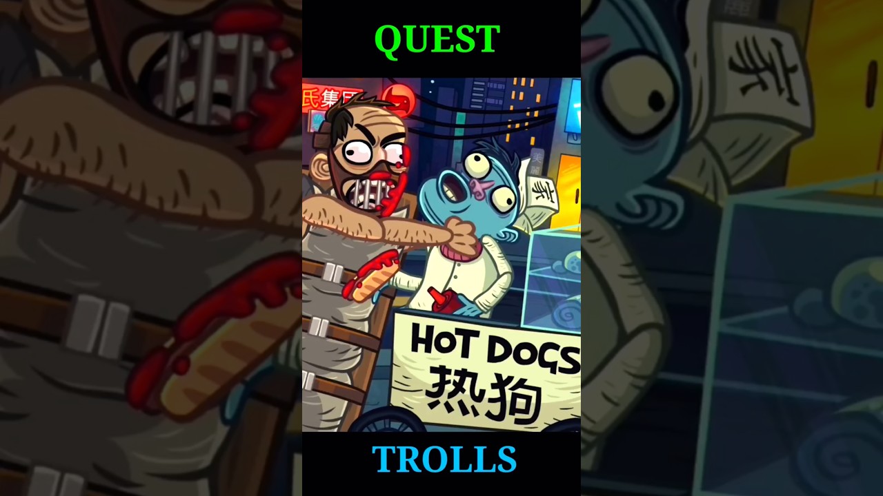 Troll quest Monkey Man Funny 😅 HORROR Puzzle 
