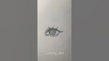 How to draw eye ✨#drawing #art #howtodraw #tutorial #simple #eyes