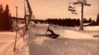 Ski grind fail