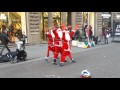 Babbi Natale in Via Dante a Milano - Dic 2015