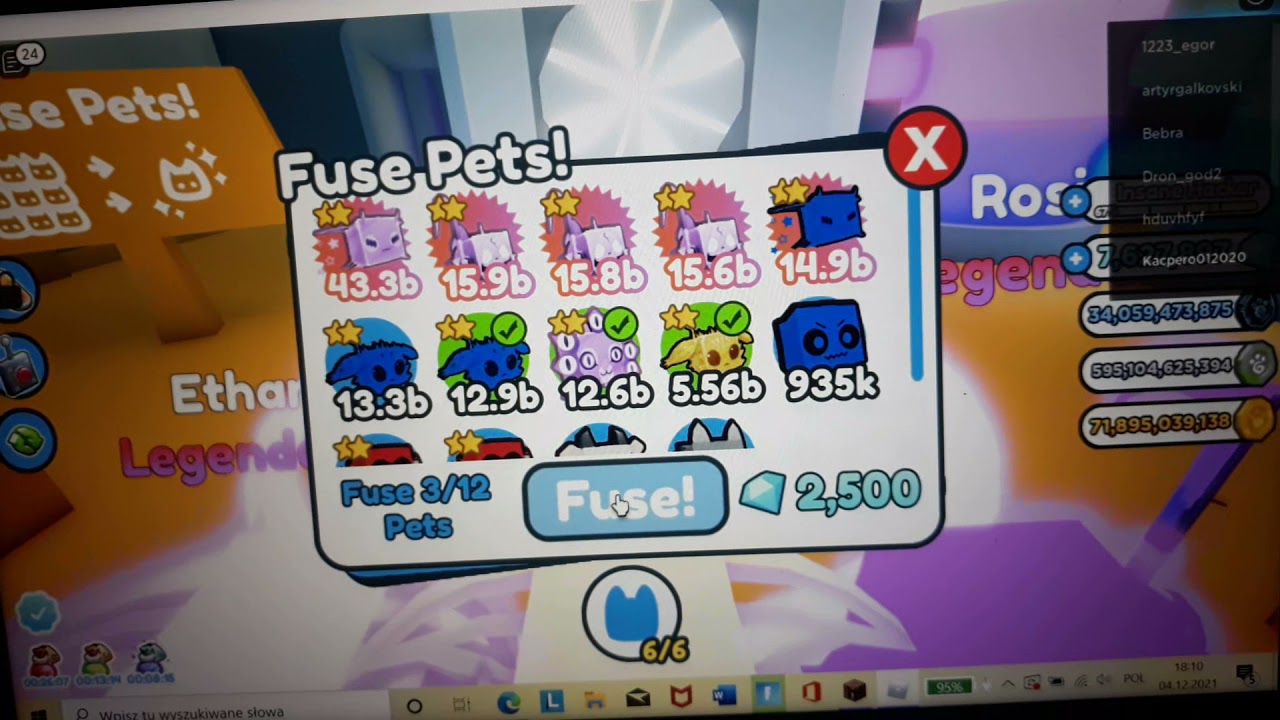 Super fuse PET SIMULATOR X YouTube