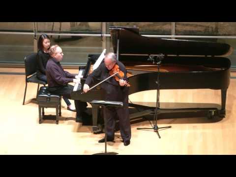 Jaime Laredo and Daniel Shapiro: Beethoven Violin Sonata No. 10, Op. 96